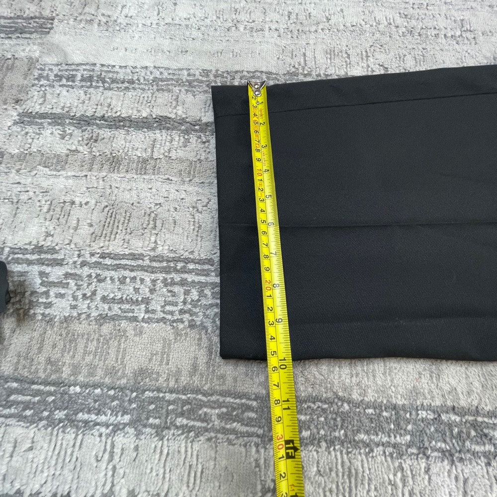 NEW Shaquille O'Neal XLG Mens Big & Tall Stretch Dress Pants Black 56W x 32L - Picture 8 of 11